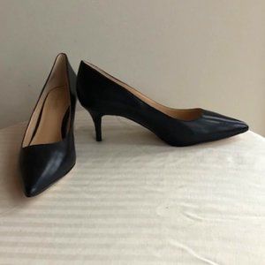 Nine West Margot Black Leather Pumps